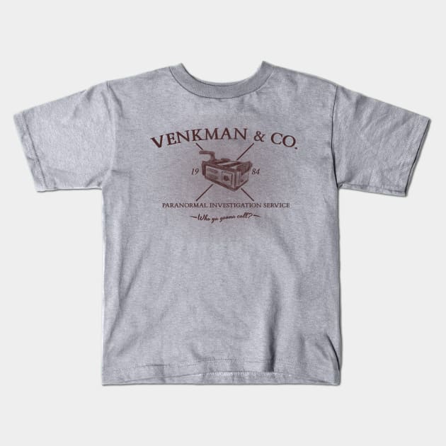 Venkman & Co Kids T-Shirt by SergioDoe